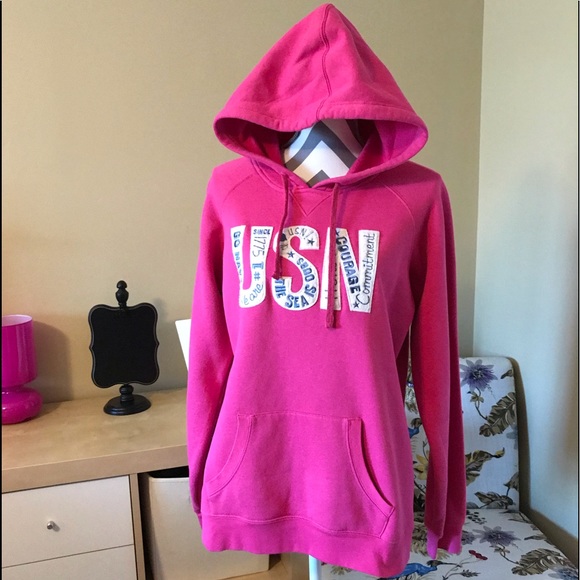 Champion Tops - Champion Navy Hoodie Champion Tops - Champion Navy Hoodie